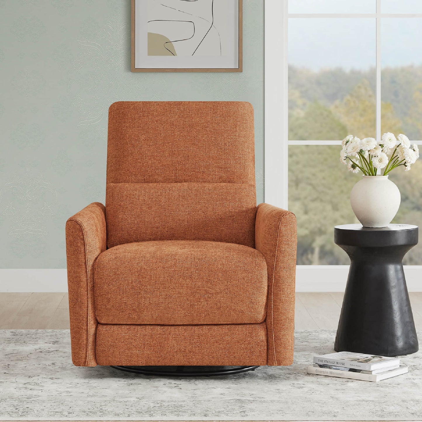 Swivel Nursery Glider Recliner with Power Recline