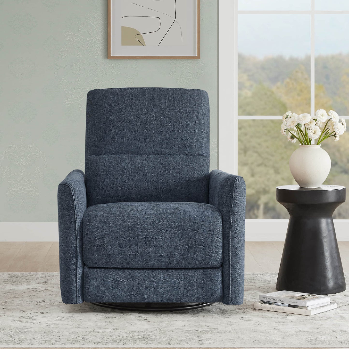 Swivel Nursery Glider Recliner with Power Recline