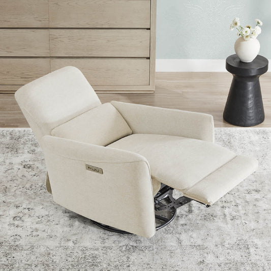 Swivel Nursery Glider Recliner with Power Recline