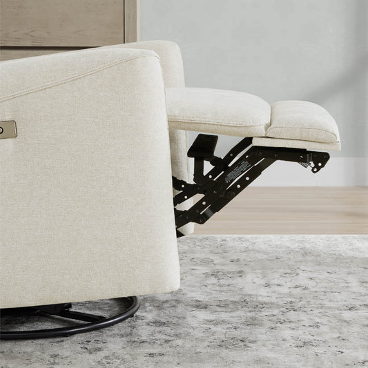 Swivel Nursery Glider Recliner with Power Recline