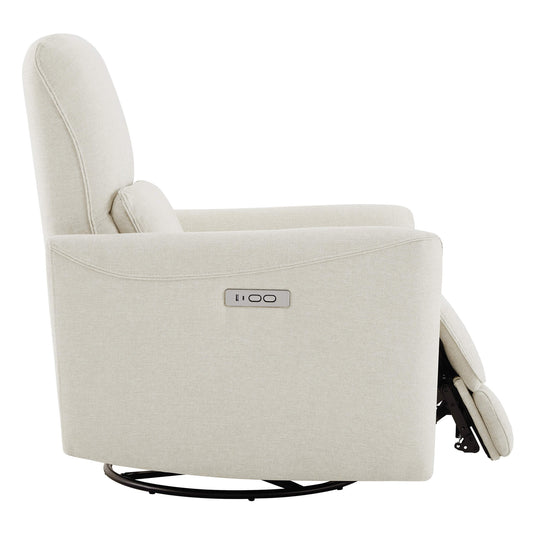 Swivel Nursery Glider Recliner with Power Recline