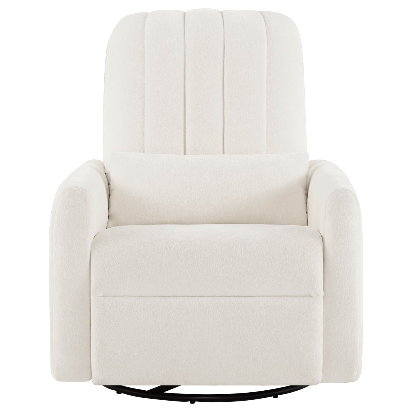 Swivel Nursery Glider Recliner with Shell Design
