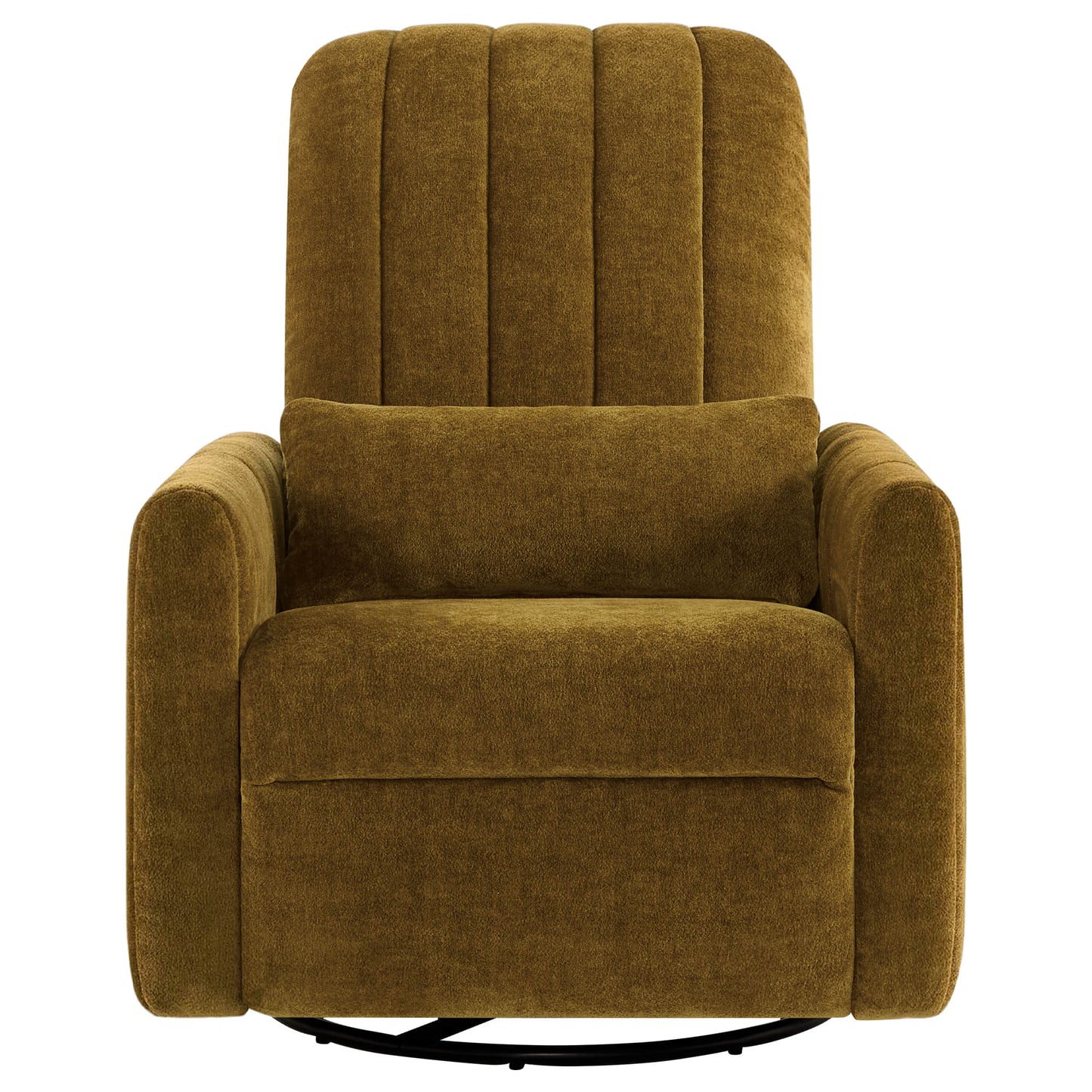 Swivel Nursery Glider Recliner with Shell Design