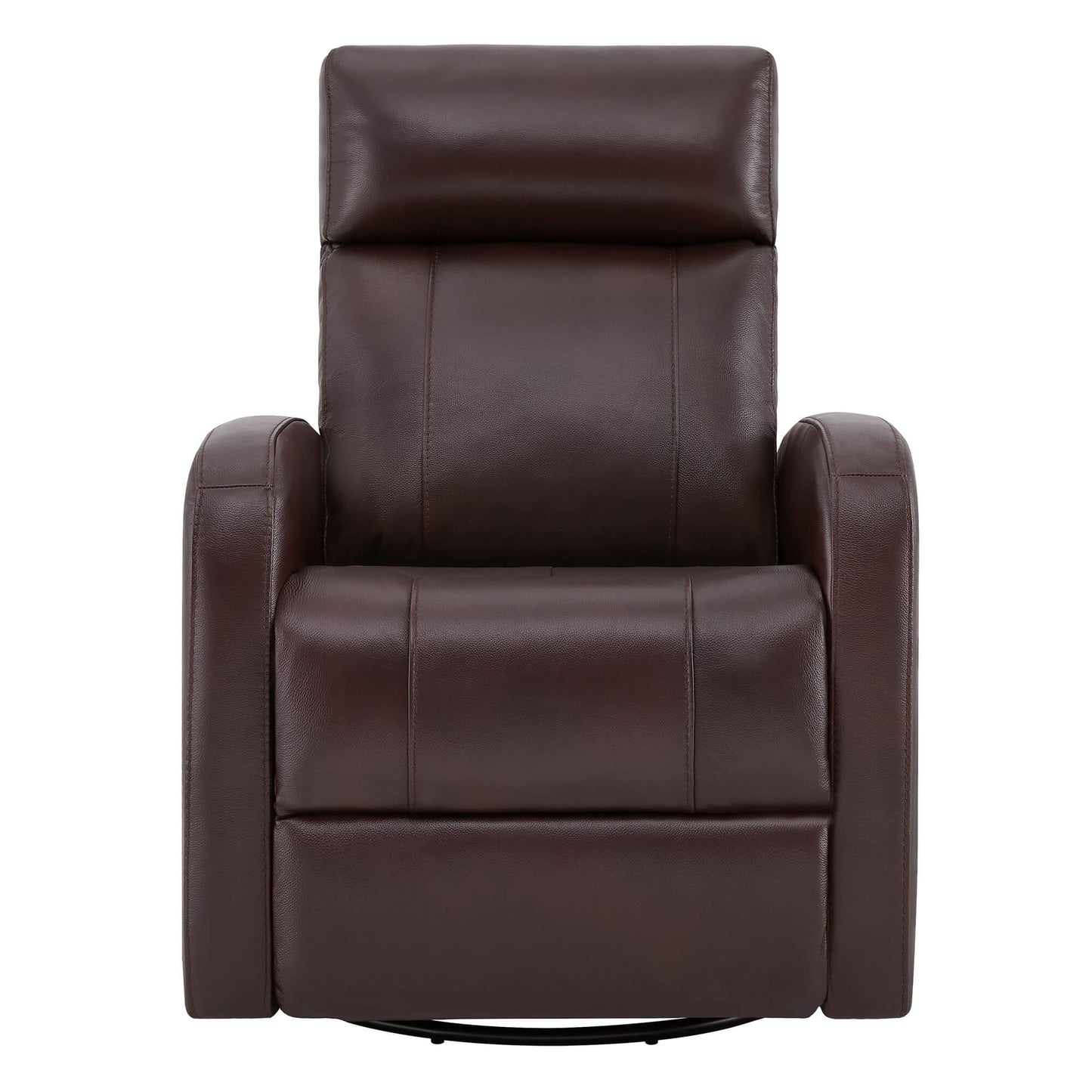 Swivel Recliner with Manual Headrest in Joy Fabric