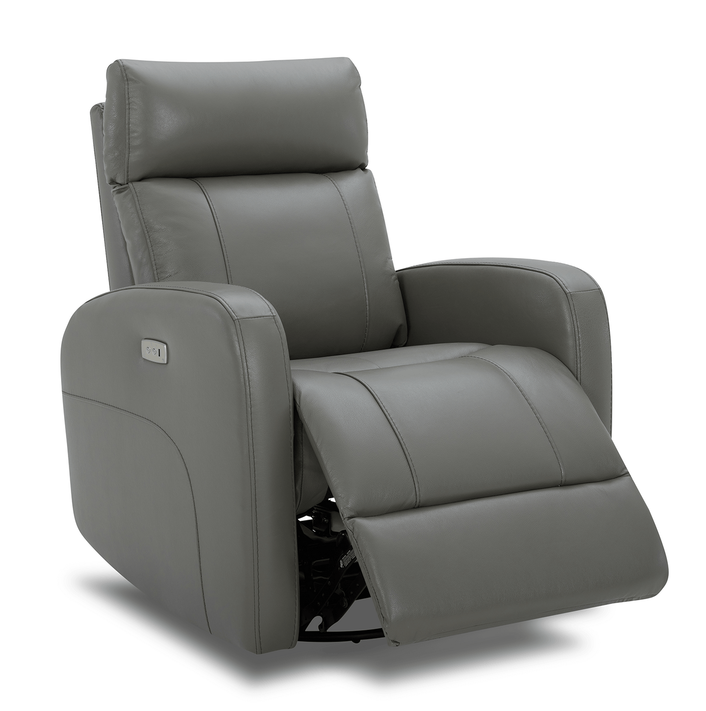 Swivel Recliner with Manual Headrest in Joy Fabric