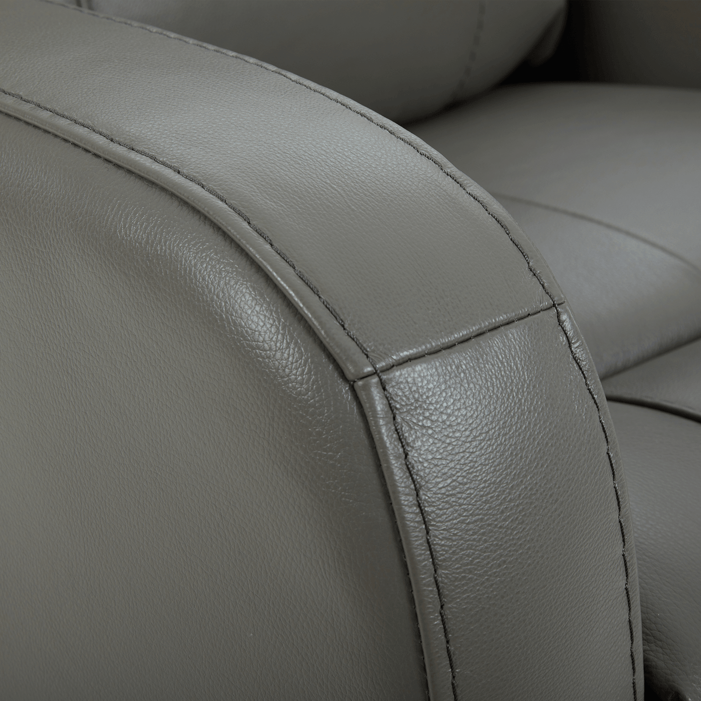 Swivel Recliner with Manual Headrest in Joy Fabric