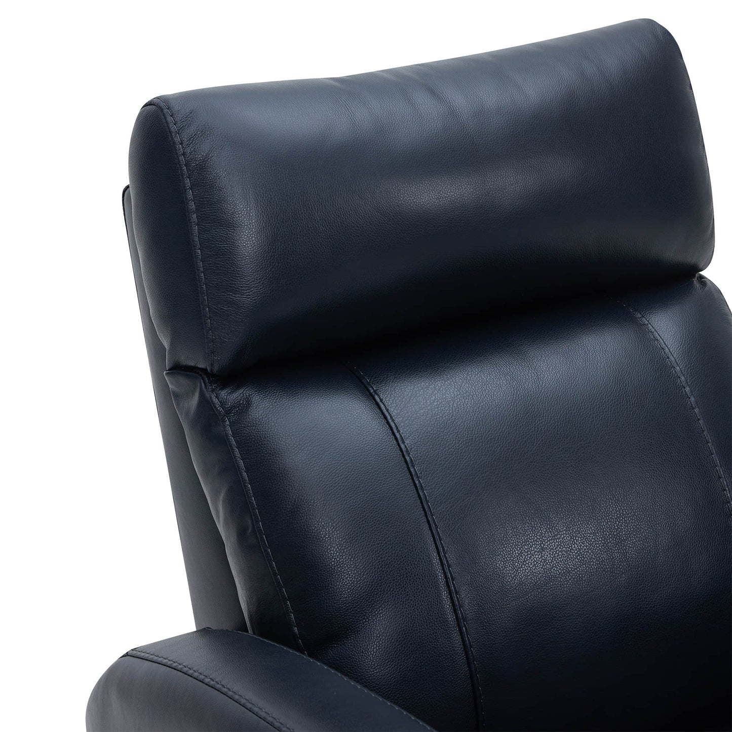 Swivel Recliner with Manual Headrest in Joy Fabric