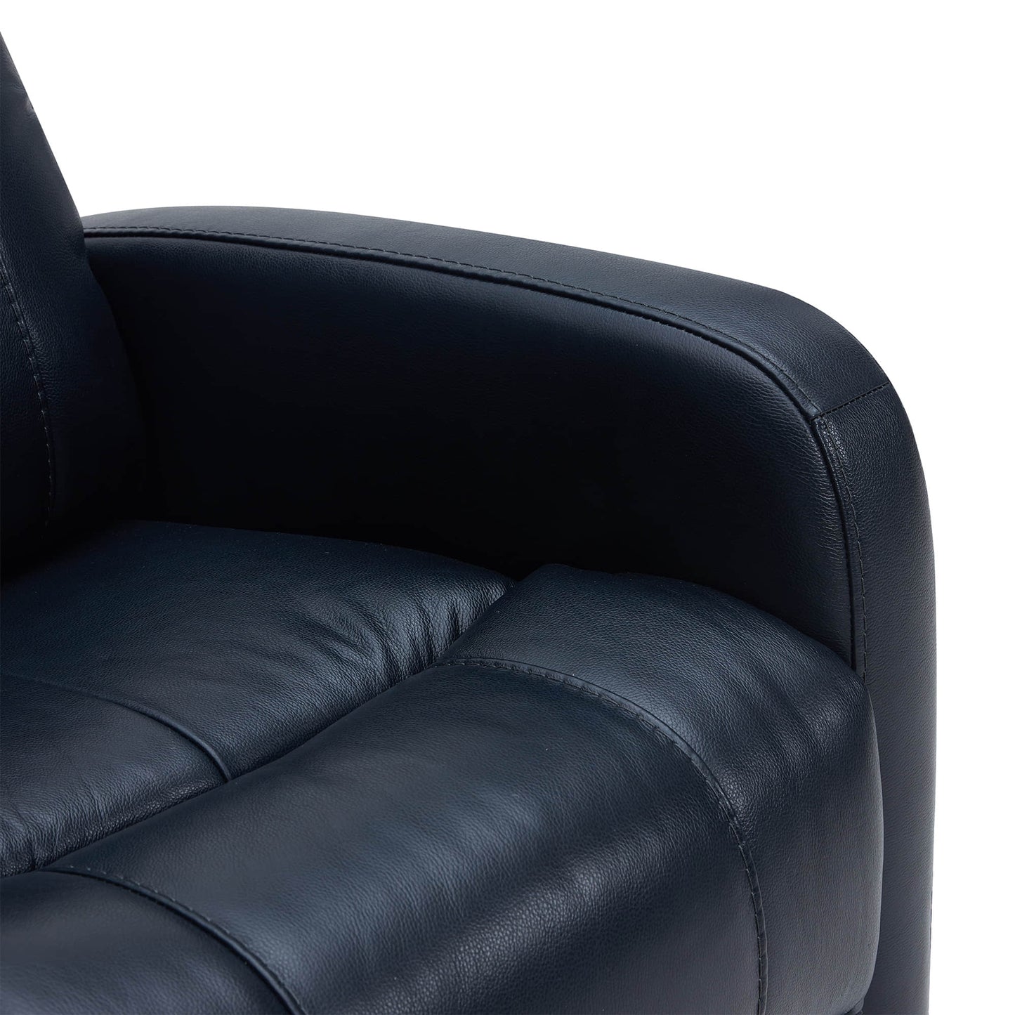 Swivel Recliner with Manual Headrest in Joy Fabric