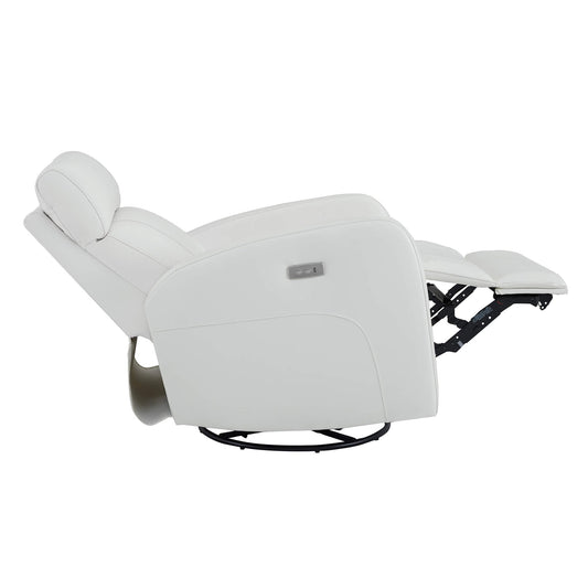 Swivel Recliner with Manual Headrest in Joy Fabric