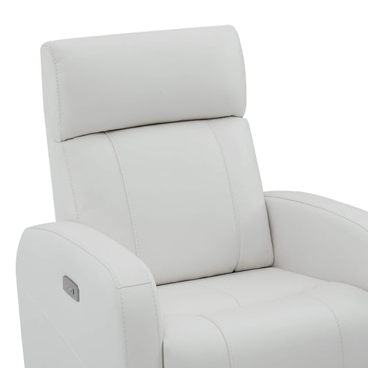 Swivel Recliner with Manual Headrest in Joy Fabric