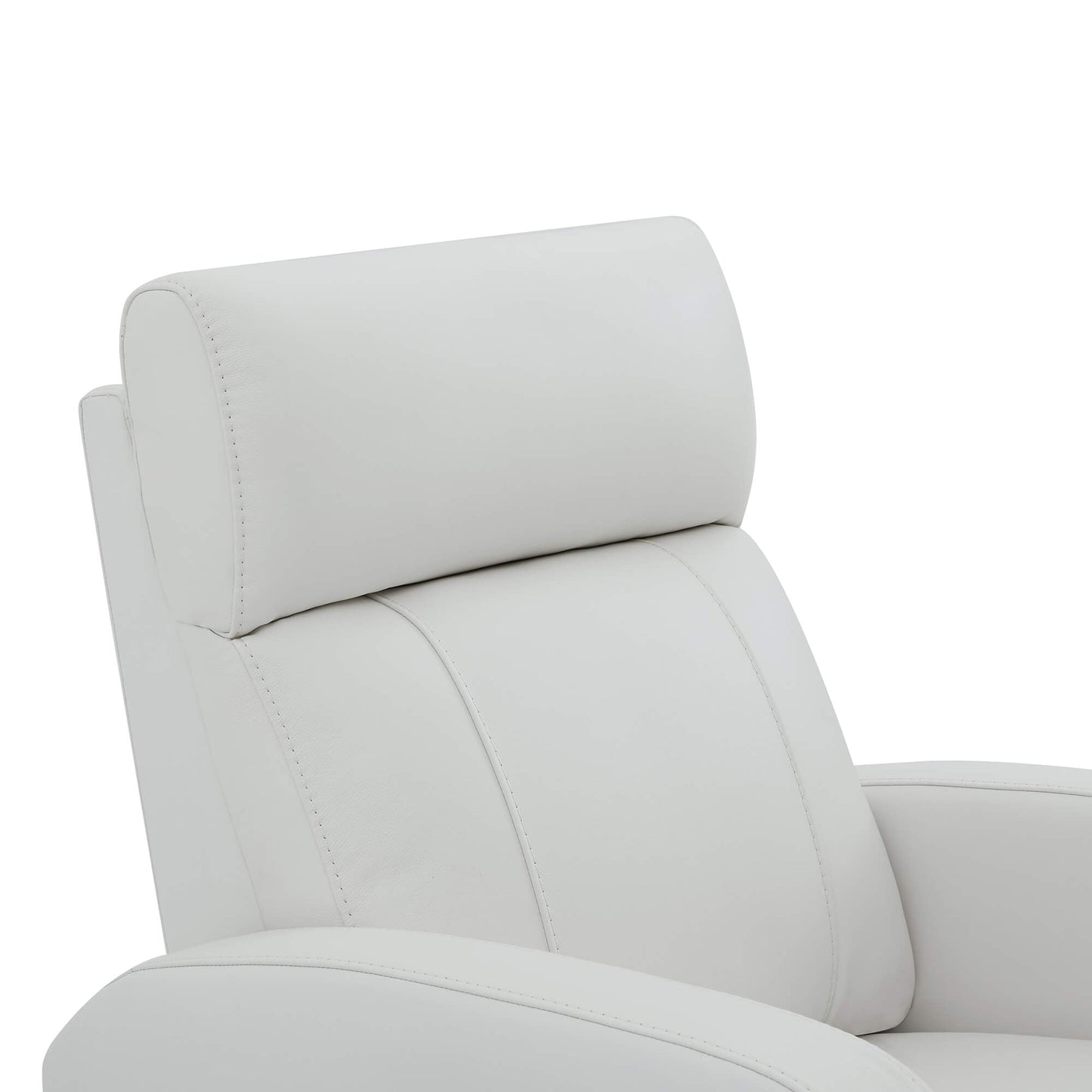Swivel Recliner with Manual Headrest in Joy Fabric