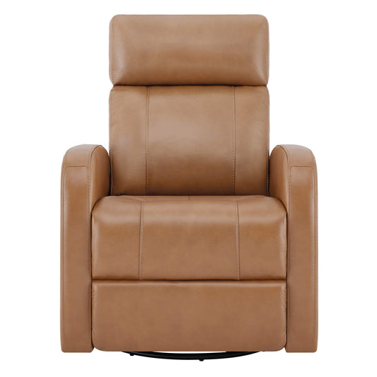 Swivel Recliner with Manual Headrest in Joy Fabric