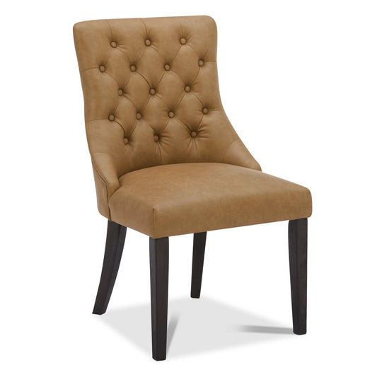 Tufted Dining Chair Set of 2 in Morgan Fabric