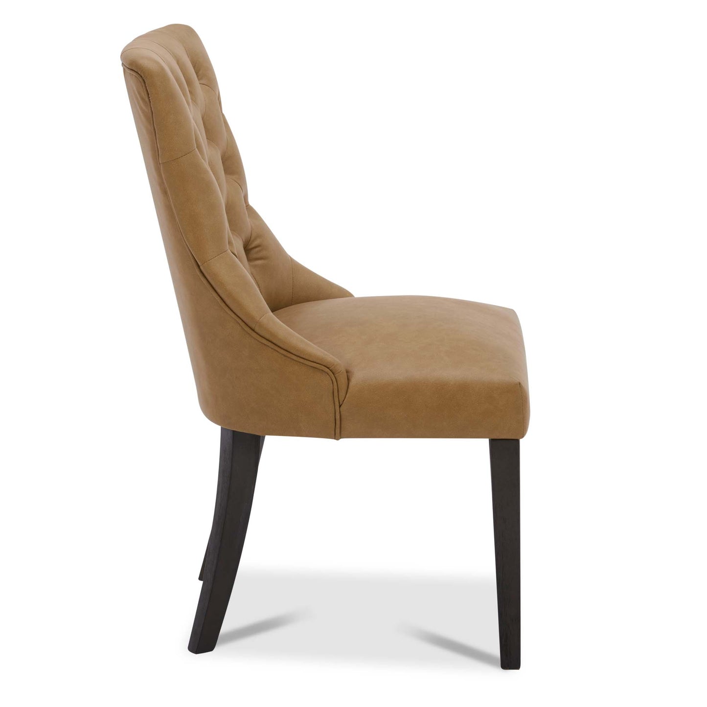 Tufted Dining Chair Set of 2 in Morgan Fabric