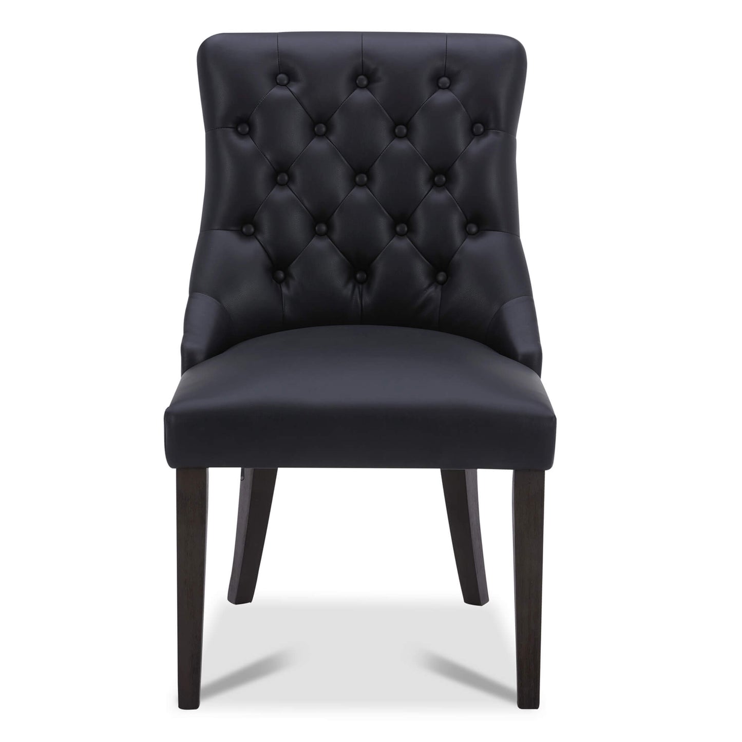 Tufted Dining Chair Set of 2 in Morgan Fabric
