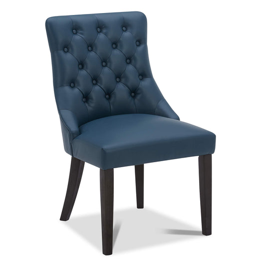 Tufted Dining Chair Set of 2 in Morgan Fabric