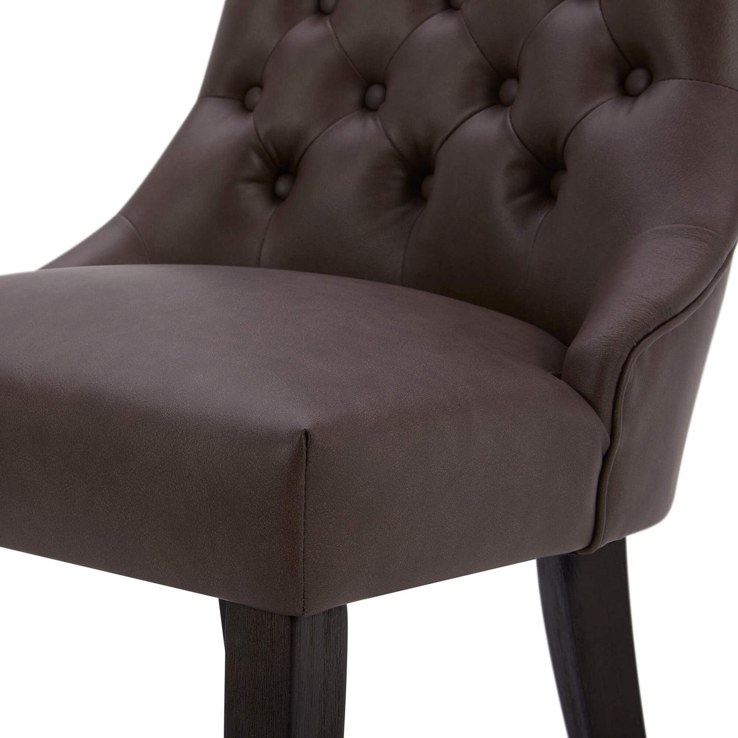 Tufted Dining Chair Set of 2 in Morgan Fabric