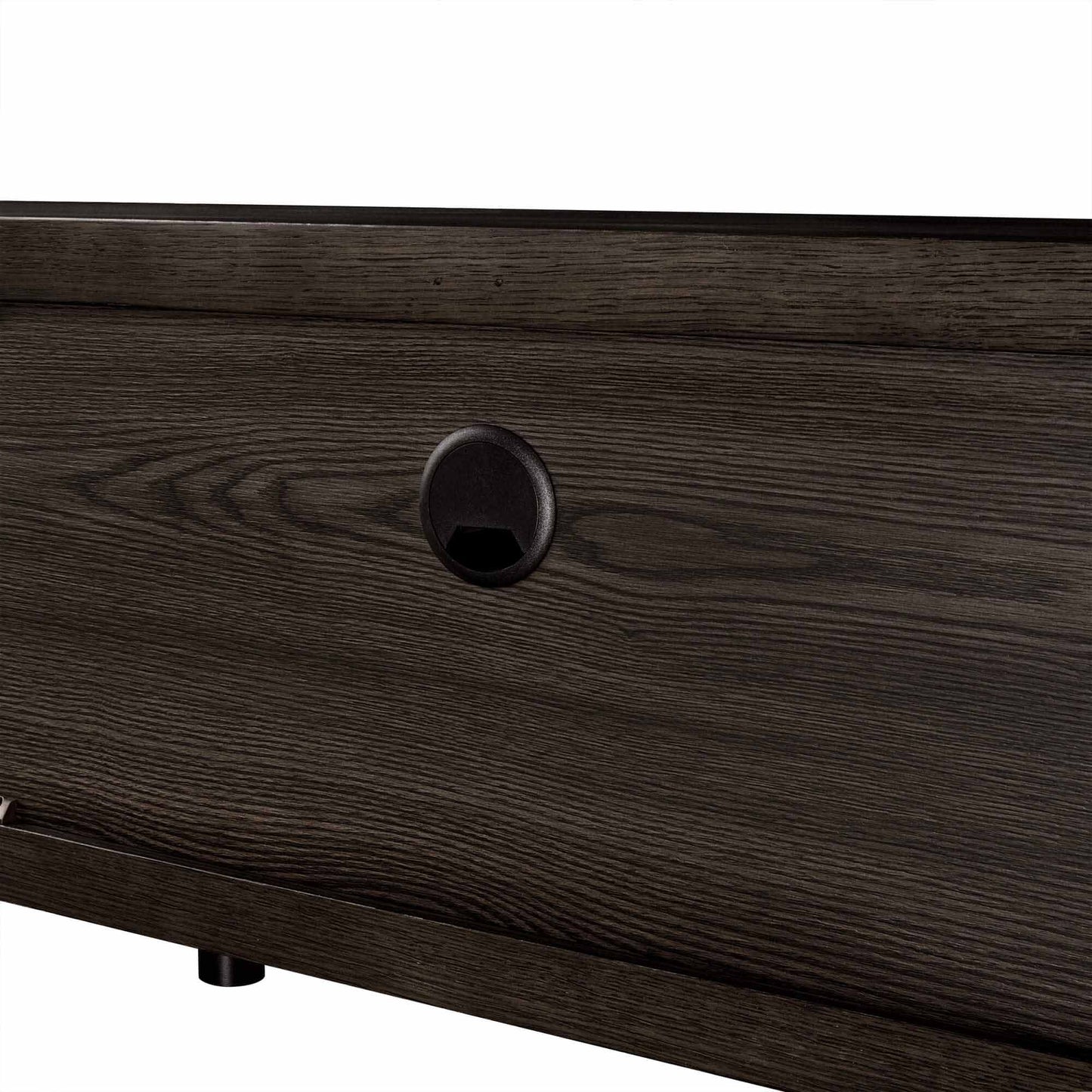 TV Media Console with Rounded Panels in 79" Size