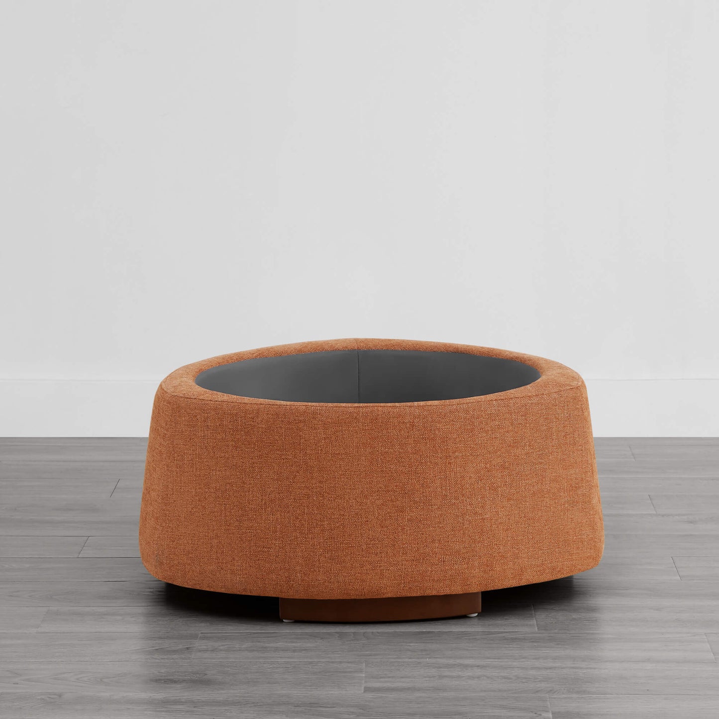 Twin Stone-Shaped Ottoman with Hidden Storage