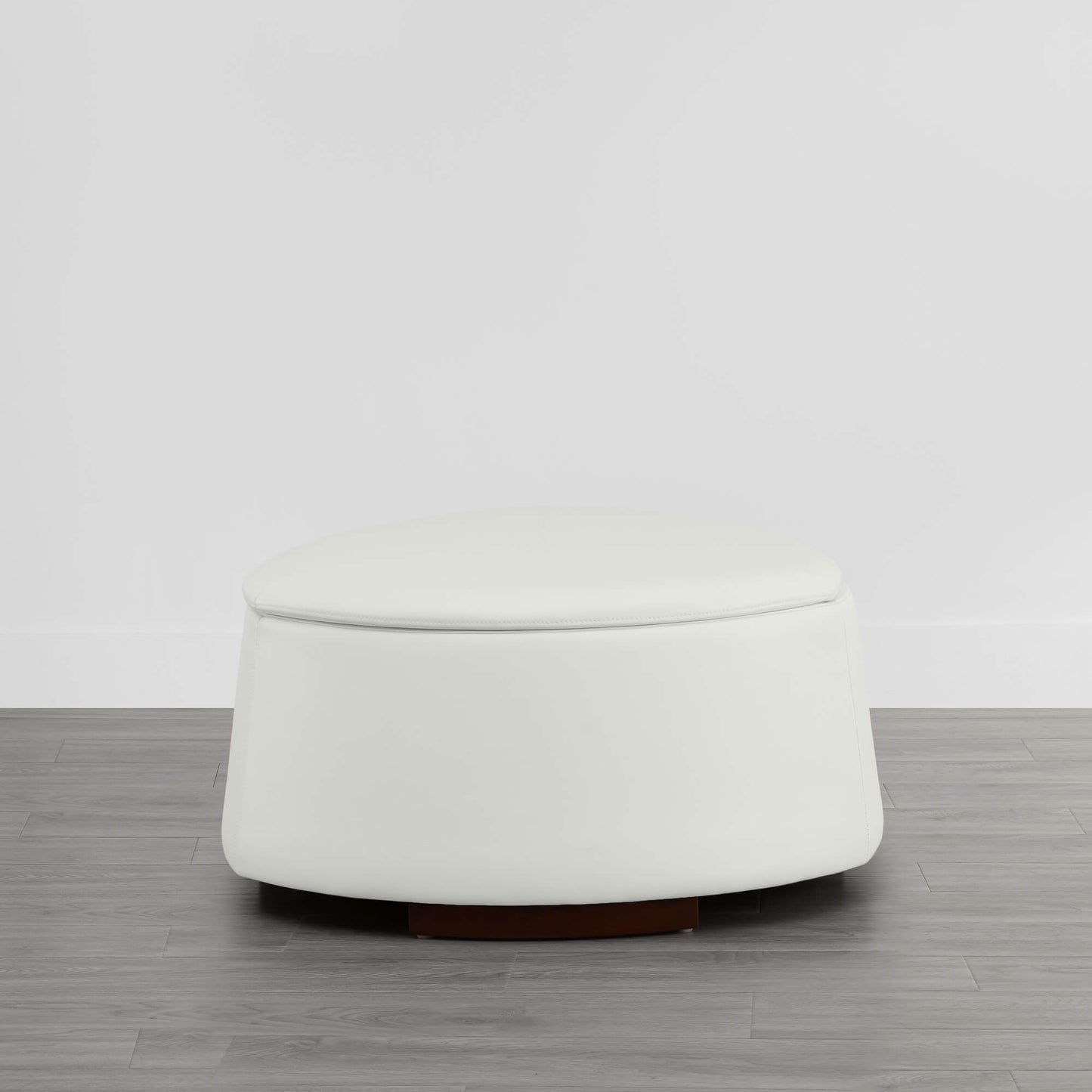 Twin Stone-Shaped Ottoman with Hidden Storage