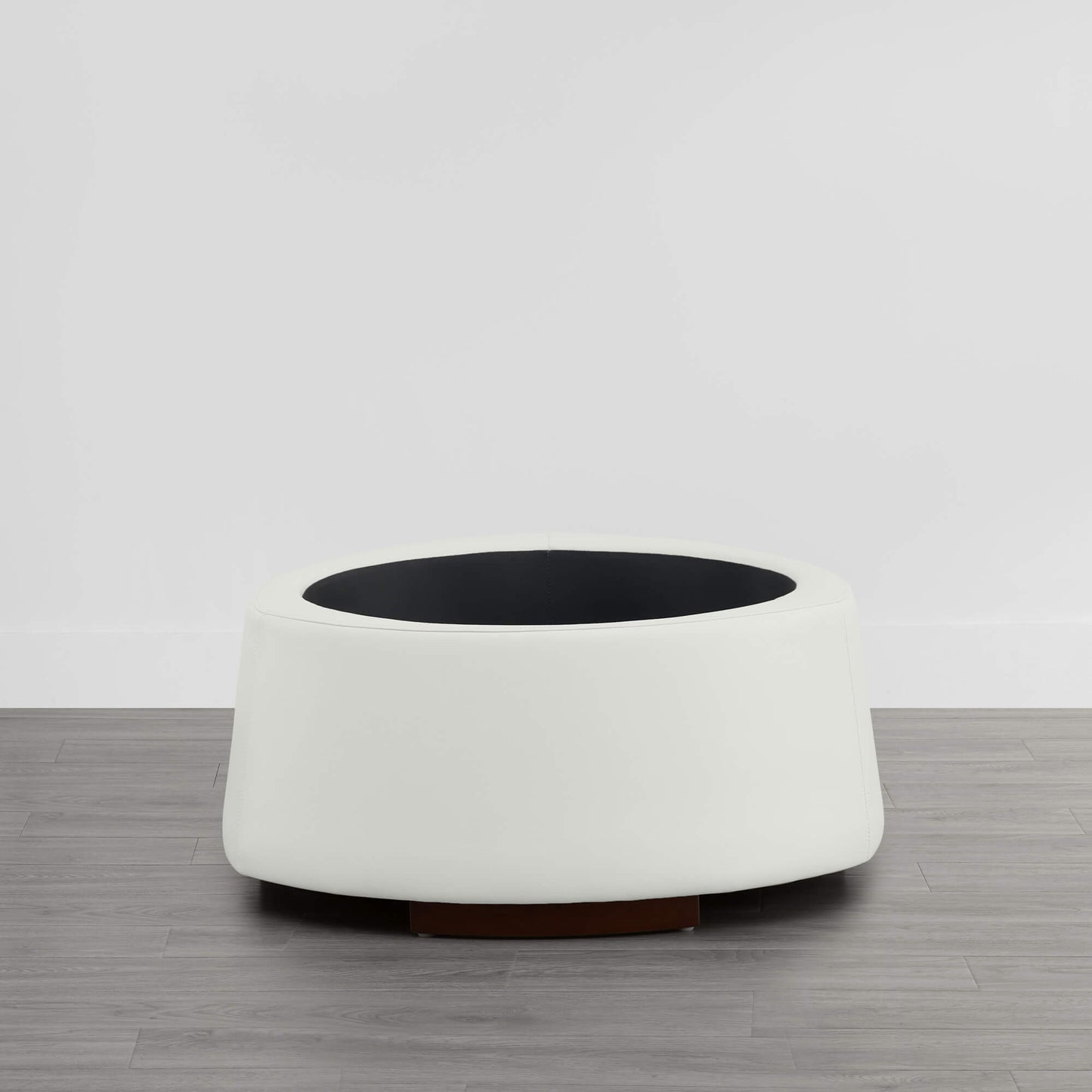 Twin Stone-Shaped Ottoman with Hidden Storage