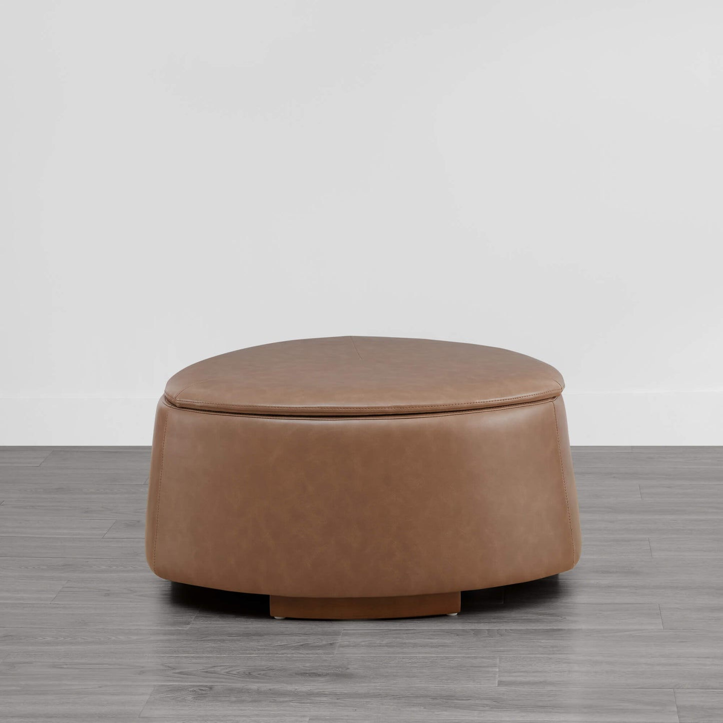 Twin Stone-Shaped Ottoman with Hidden Storage