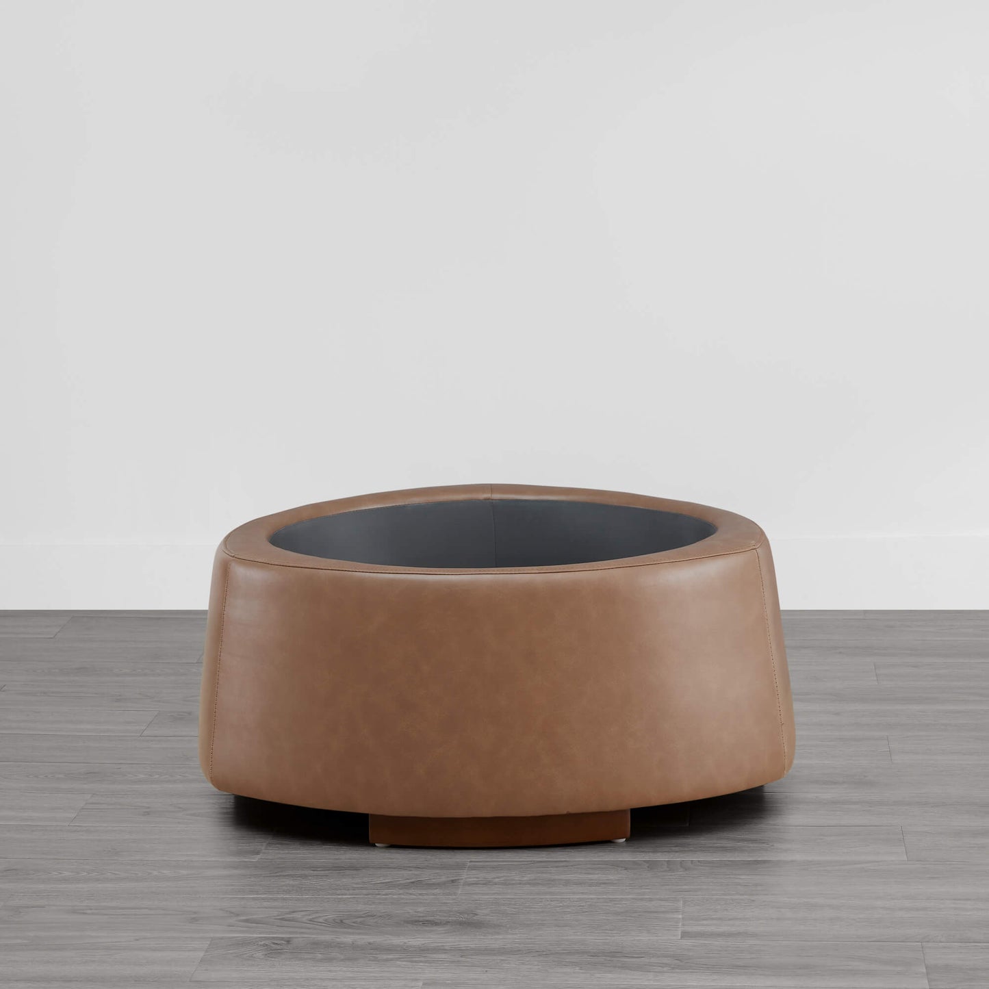 Twin Stone-Shaped Ottoman with Hidden Storage