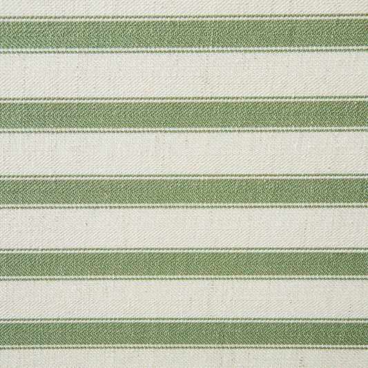 Two-Seater Sofa in Green Striped Linen Blend