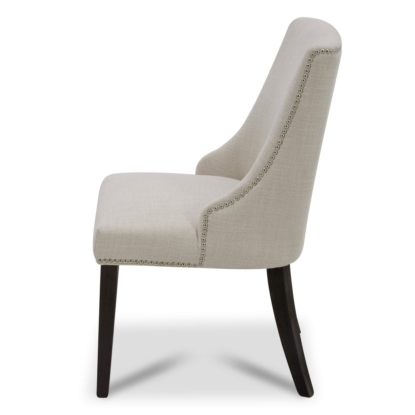 Upholstered Dining Chair Set with Nailhead Trim