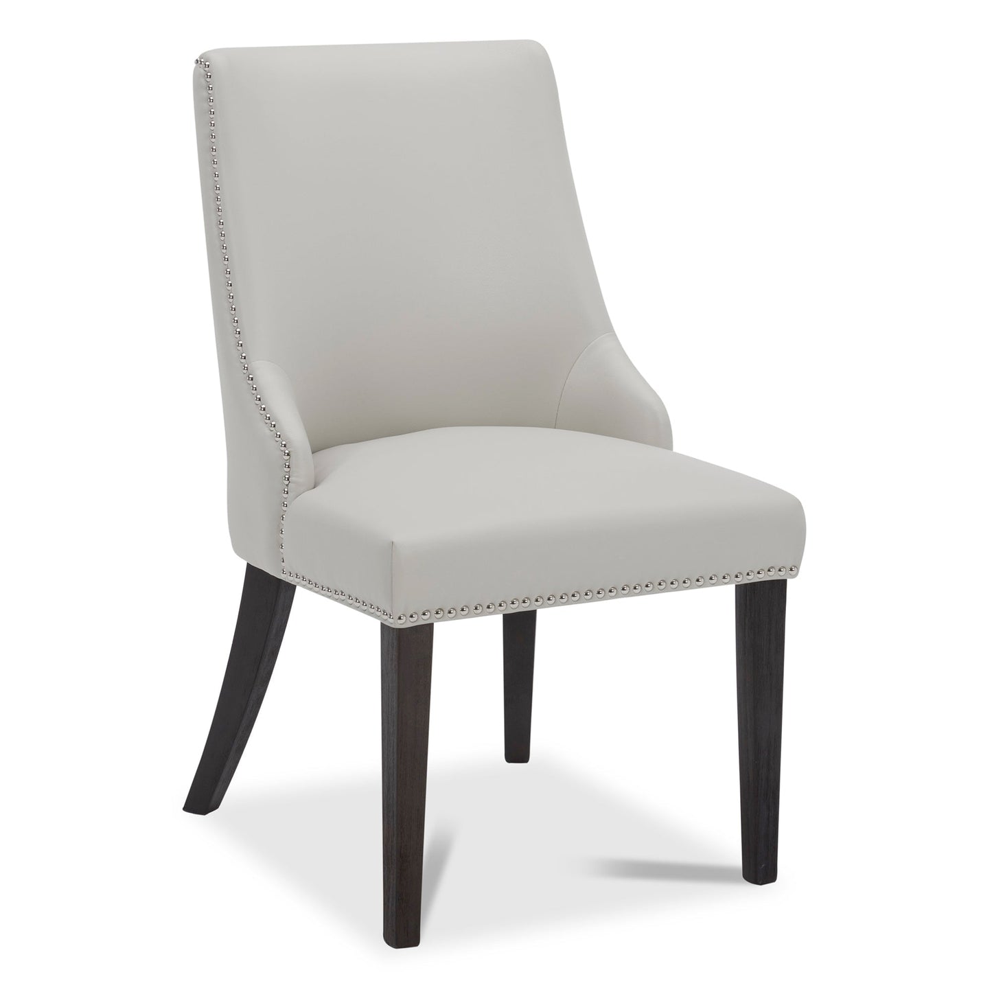 Upholstered Dining Chair Set with Nailhead Trim