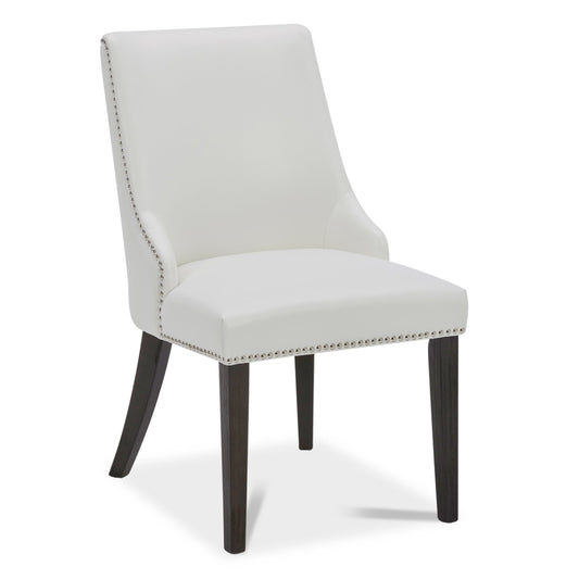 Upholstered Dining Chair Set with Nailhead Trim