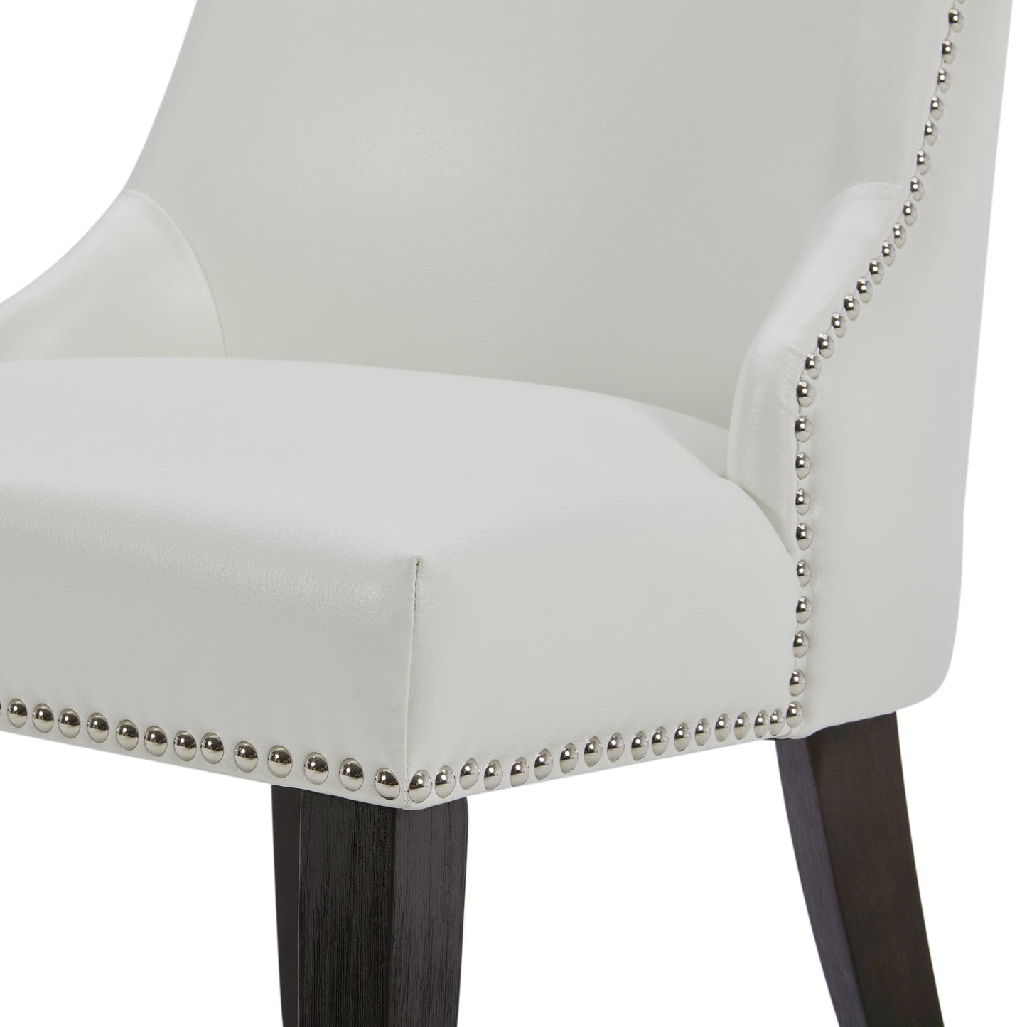 Upholstered Dining Chair Set with Nailhead Trim
