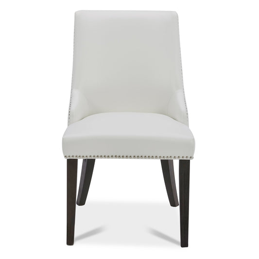 Upholstered Dining Chair Set with Nailhead Trim