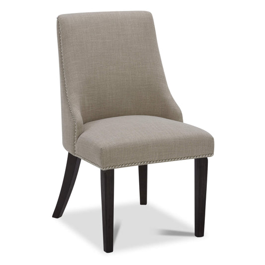 Upholstered Dining Chair Set with Nailhead Trim