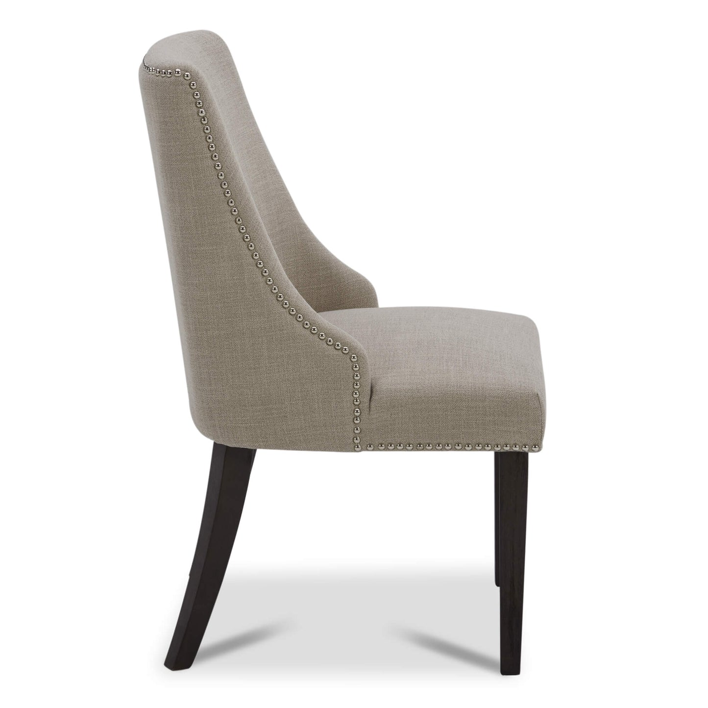 Upholstered Dining Chair Set with Nailhead Trim