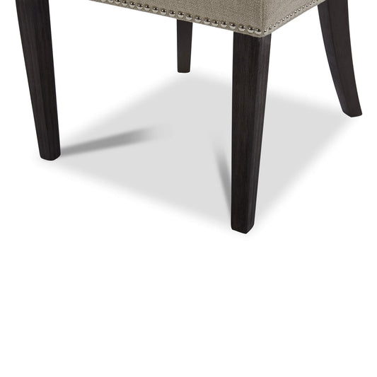 Upholstered Dining Chair Set with Nailhead Trim