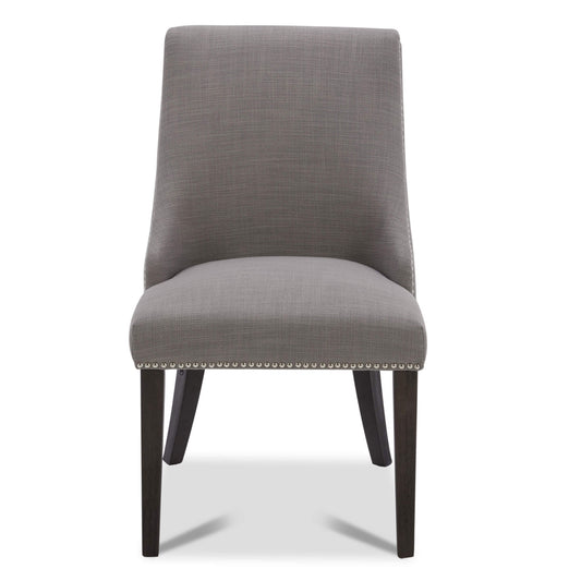 Upholstered Dining Chair Set with Nailhead Trim