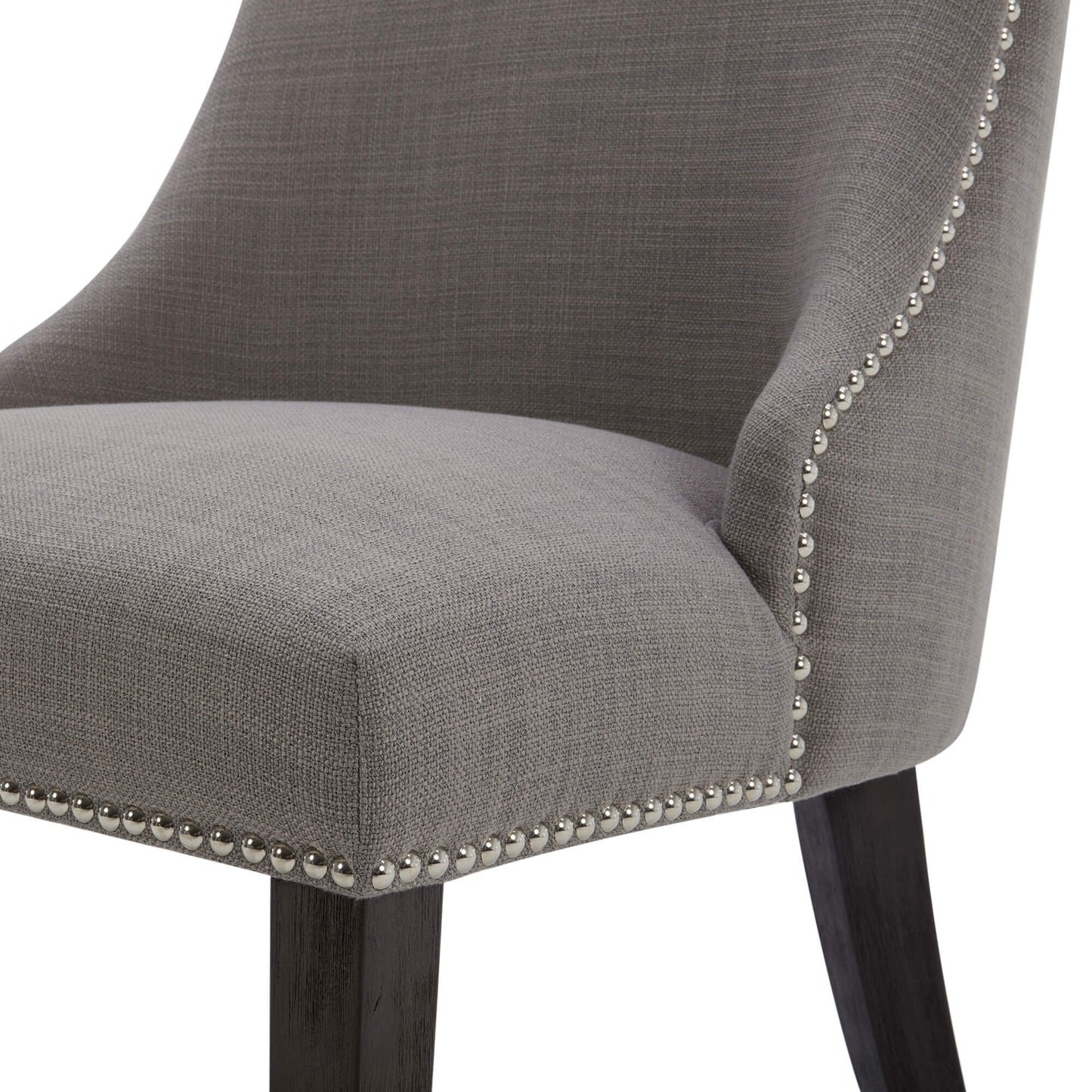 Upholstered Dining Chair Set with Nailhead Trim
