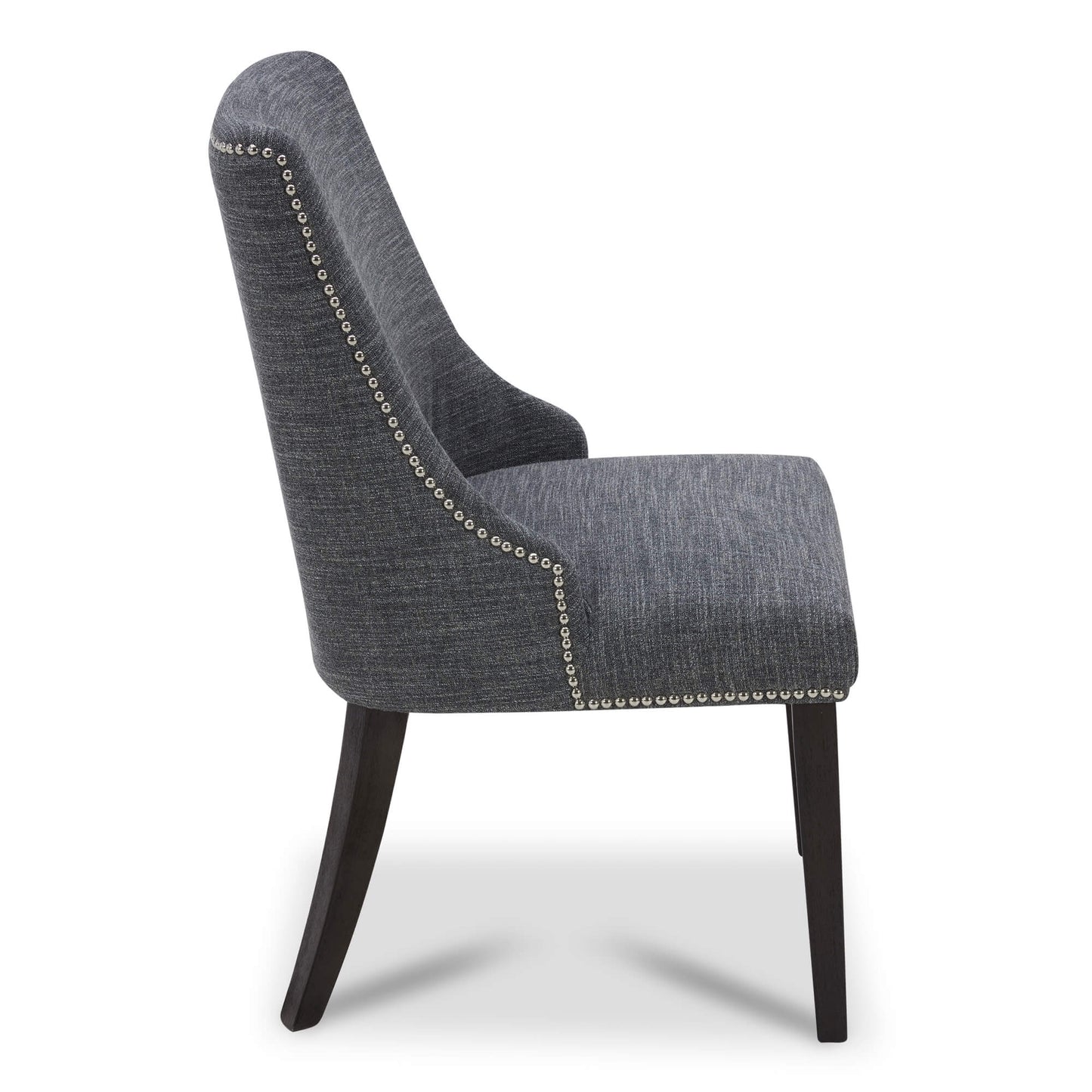 Upholstered Dining Chair Set with Nailhead Trim