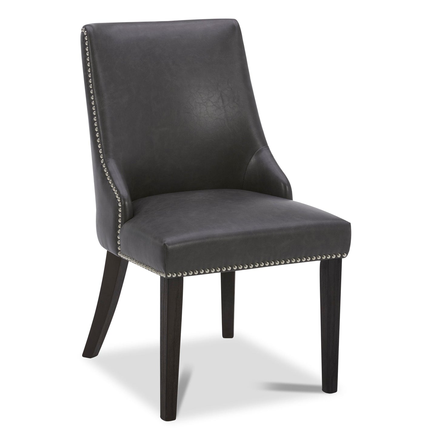 Upholstered Dining Chair Set with Nailhead Trim