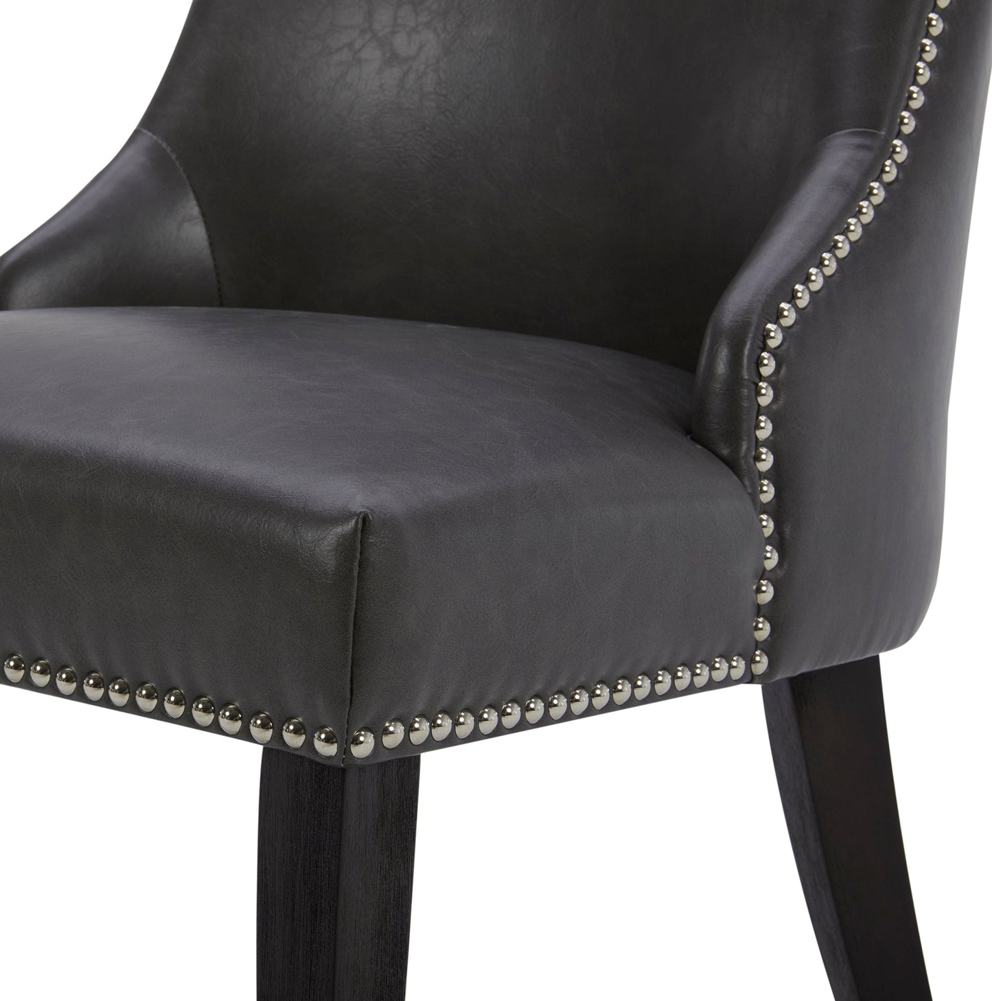 Upholstered Dining Chair Set with Nailhead Trim