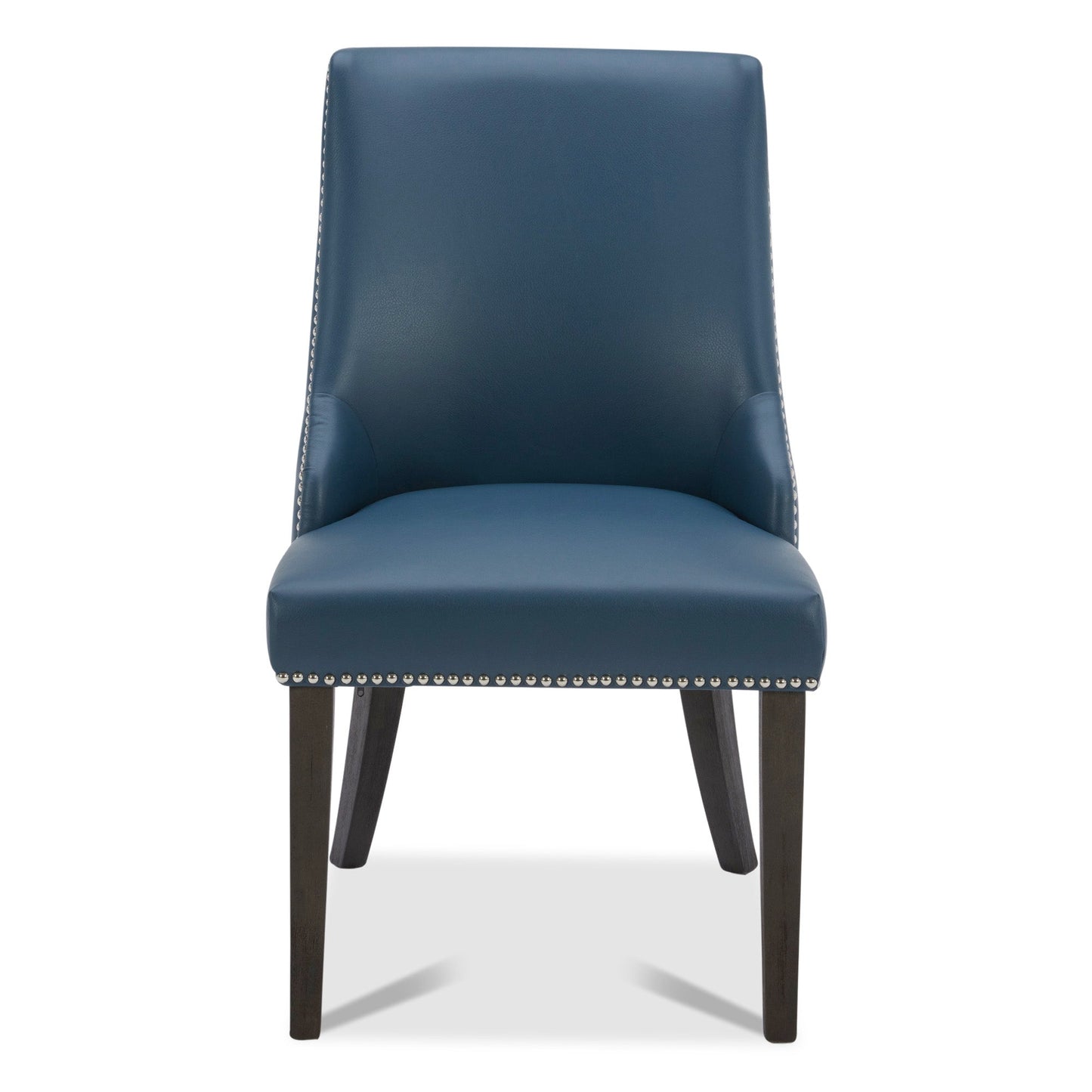Upholstered Dining Chair Set with Nailhead Trim