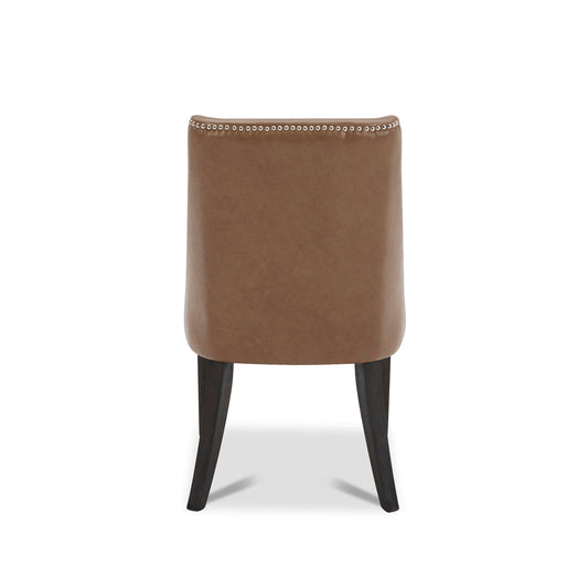 Upholstered Dining Chair Set with Nailhead Trim