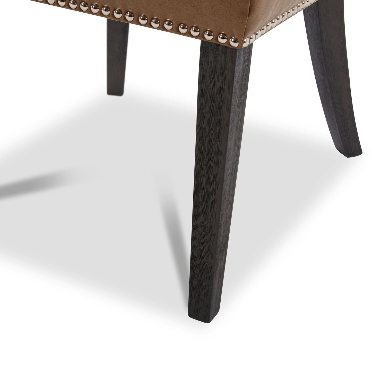 Upholstered Dining Chair Set with Nailhead Trim