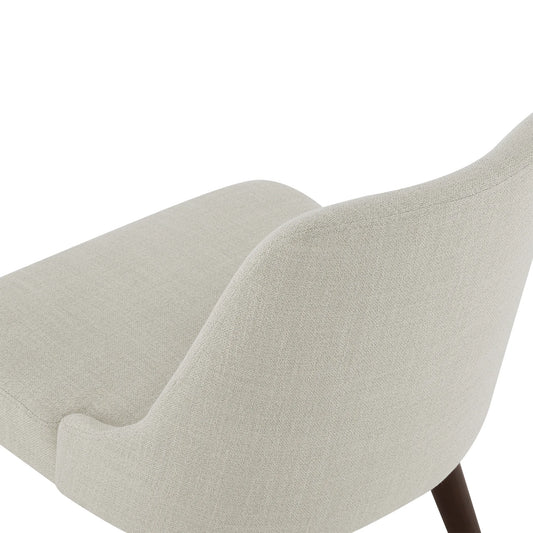 Upholstered Dining Chair with Sleek Modern Design