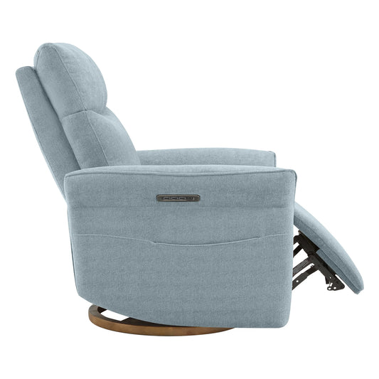 Vinca Power Swivel Glider Recliner with Lumbar Support