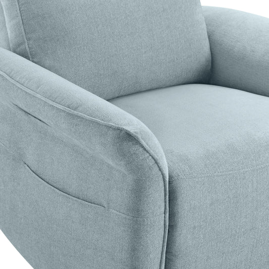 Modern Power Swivel Glider Recliner with Lumbar Support