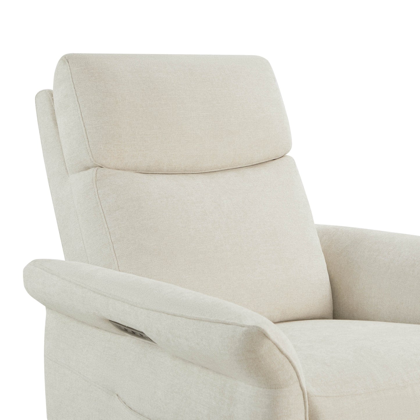 Vinca Power Swivel Glider Recliner with Lumbar Support