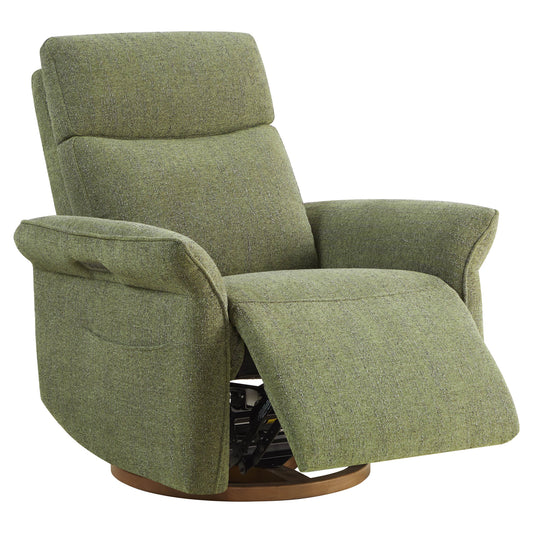 Vinca Power Swivel Glider Recliner with Lumbar Support