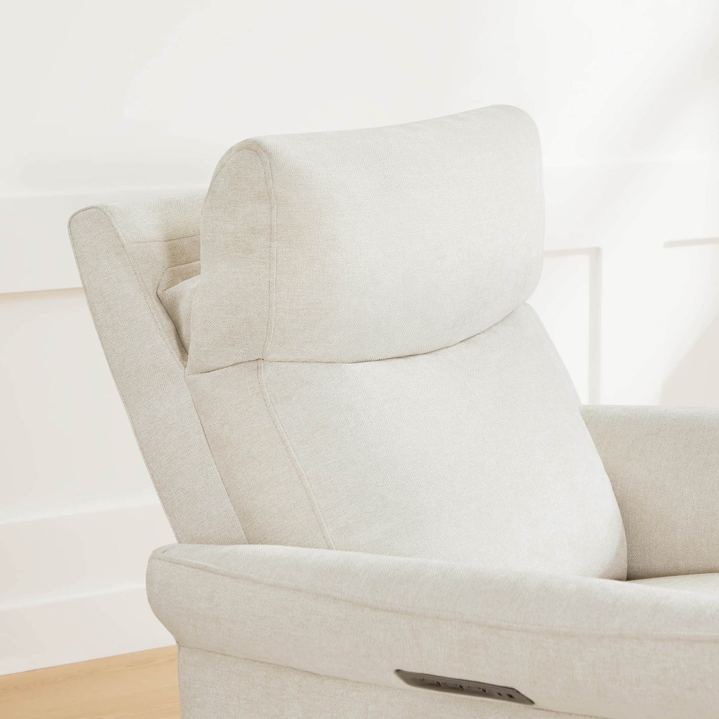 Vinca Power Swivel Glider Recliner with Lumbar Support